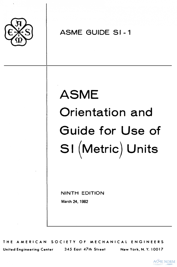 ASME SI-1 PDF