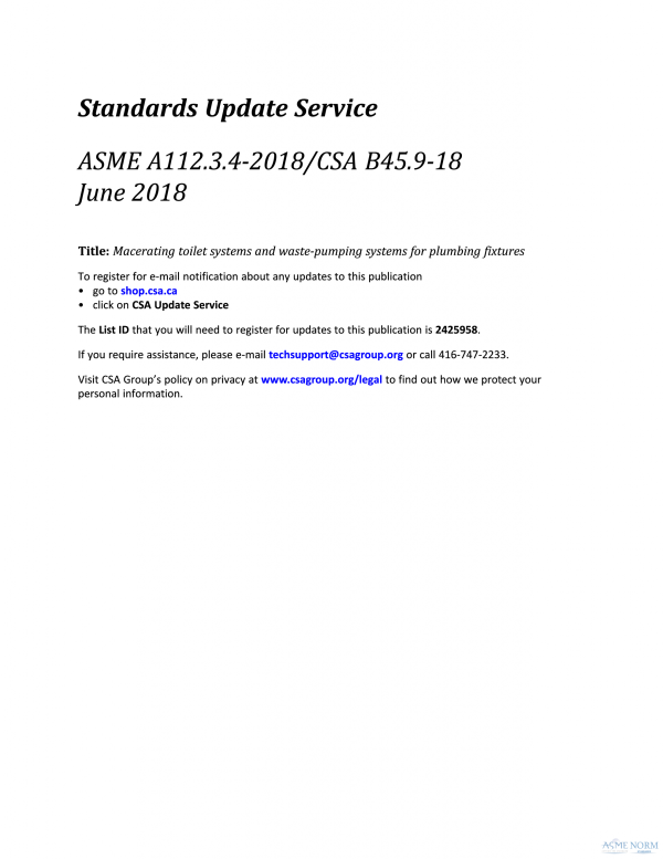 ASME A112.3.4 PDF ASME A112.3.4 PDF