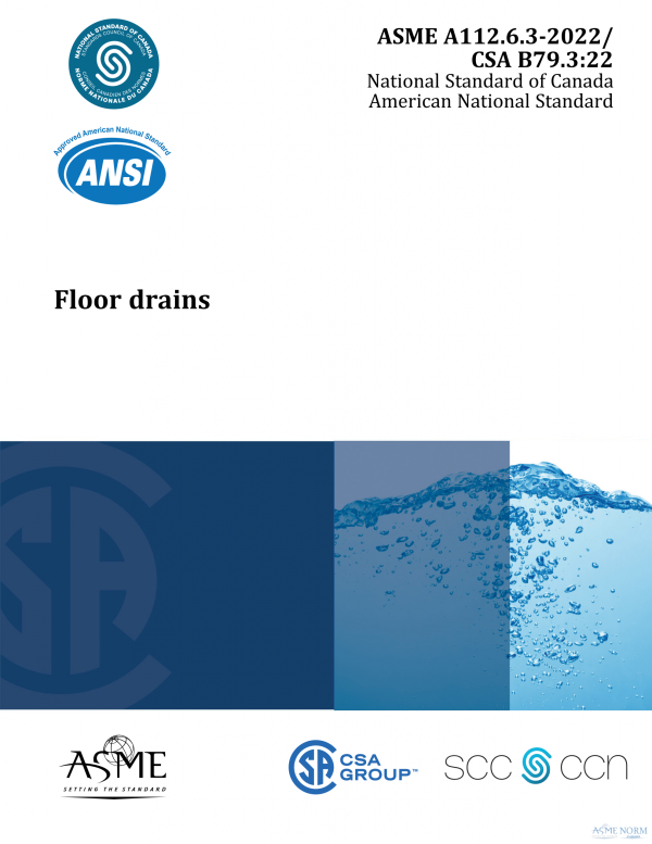 ASME A112.6.3/CSA B79.3 PDF