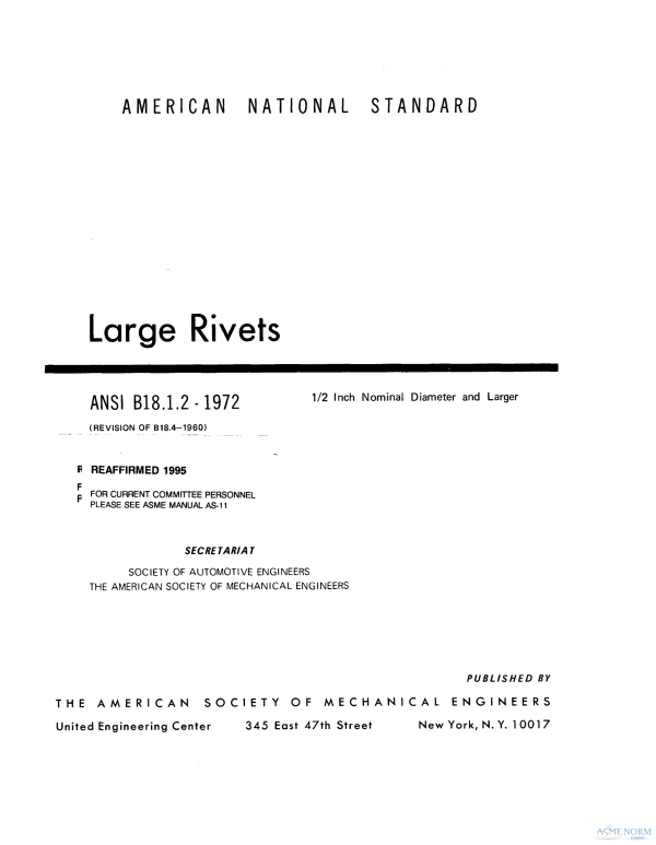 ASME B18.1.2 PDF ASME B18.1.2 PDF