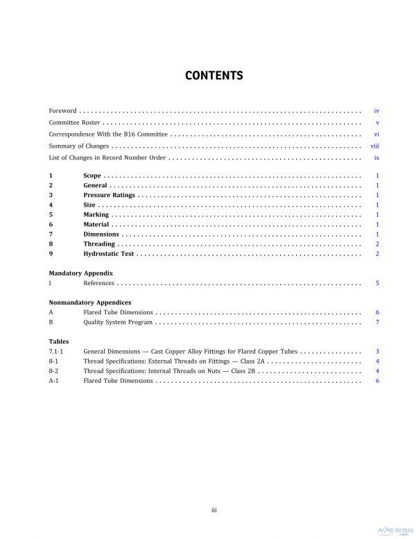 ASME B16.26 PDF ASME B16.26 PDF