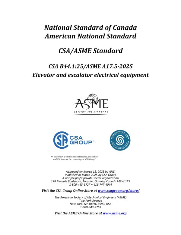 ASME A17.5/CSA B44.1 PDF