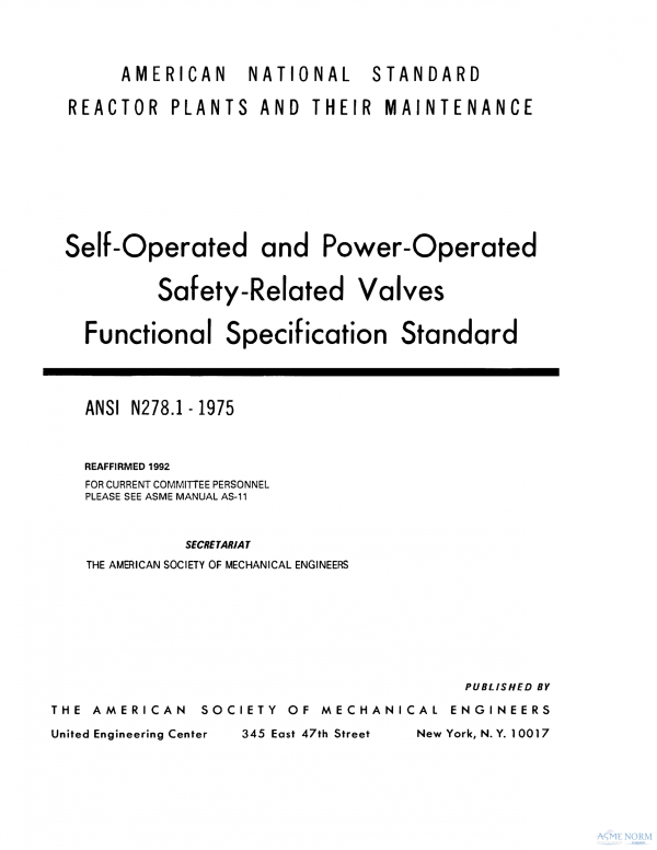 ASME N278.1 PDF