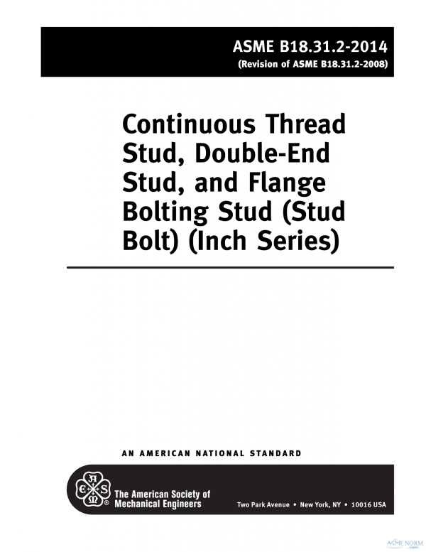 ASME B18.31.2 PDF
