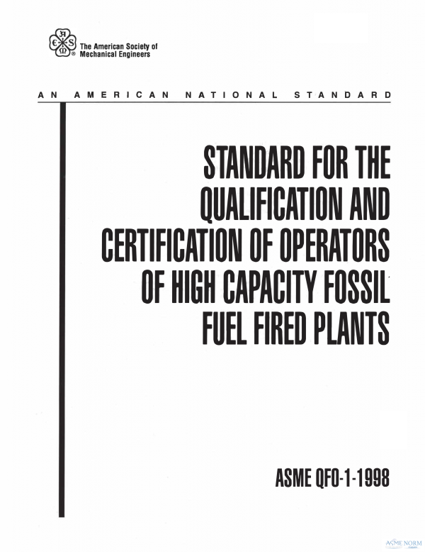 ASME QFO-1 PDF ASME QFO-1 PDF