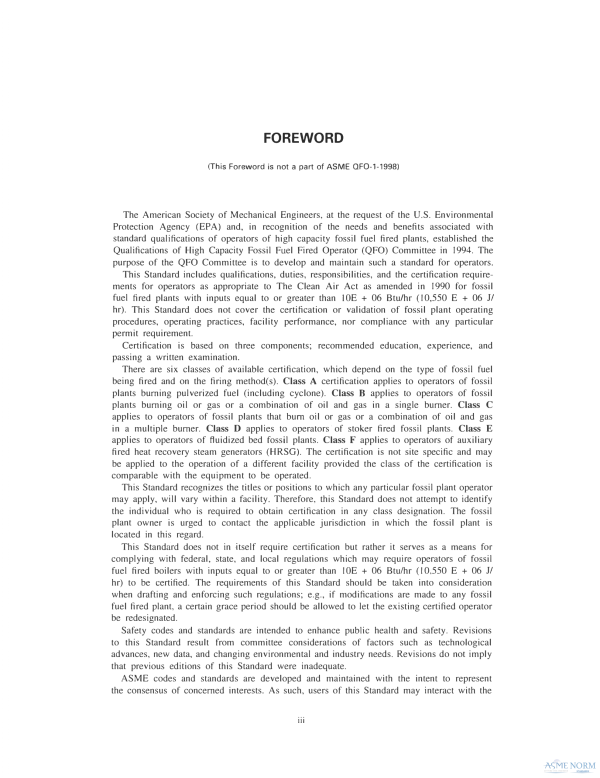 ASME QFO-1 PDF ASME QFO-1 PDF