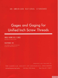 ASME B1.2 PDF ASME B1.2 PDF