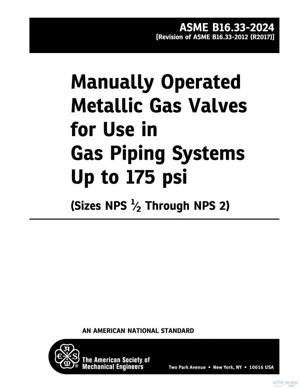 ASME B16.33 PDF