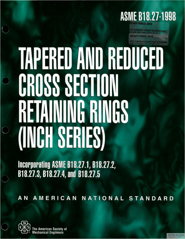 ASME B18.27 PDF