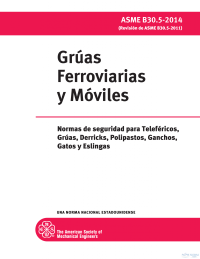 ASME B30.5 (SPANISH) PDF