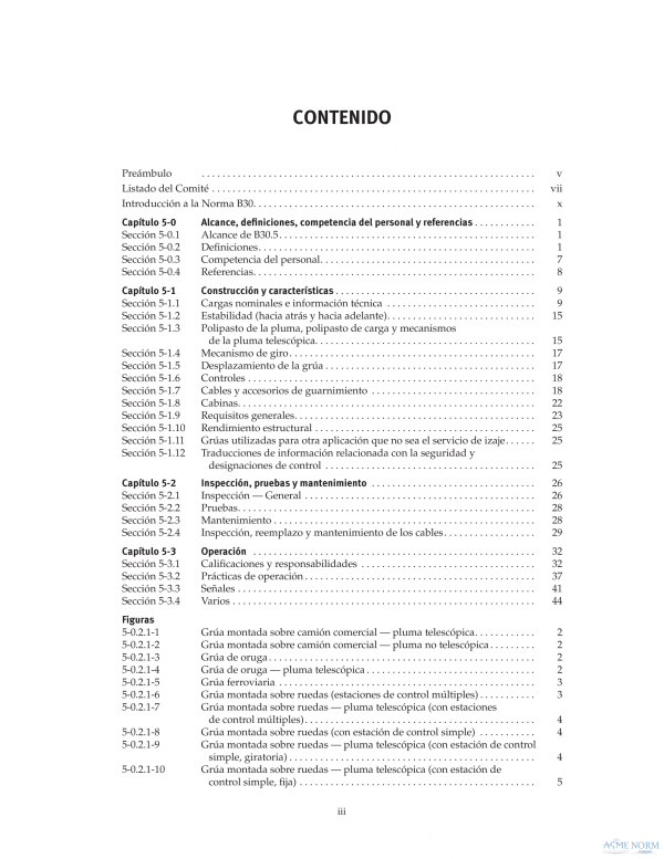 ASME B30.5 (SPANISH) PDF
