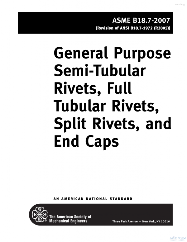 ASME B18.7 PDF ASME B18.7 PDF