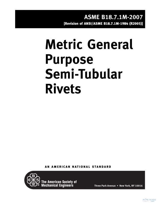 ASME B18.7.1M PDF ASME B18.7.1M PDF