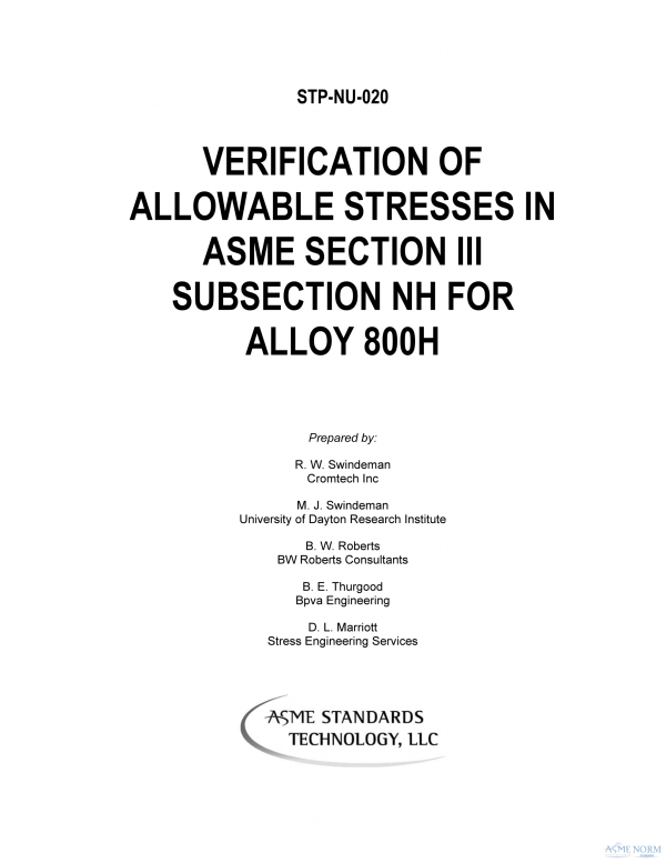 ASME STP-NU-020 PDF