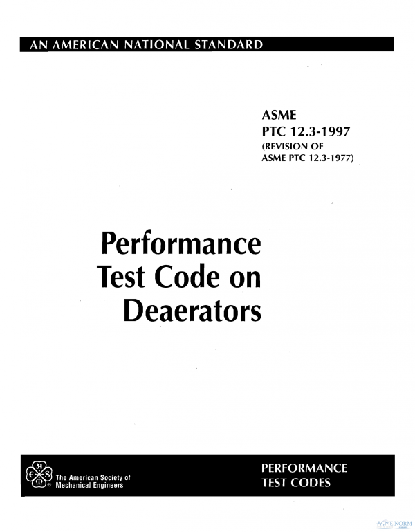 ASME PTC 12.3 PDF