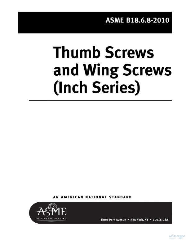 ASME B18.6.8 PDF ASME B18.6.8 PDF