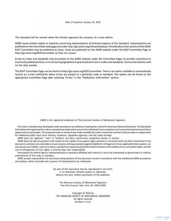 ASME B107.410 PDF ASME B107.410 PDF
