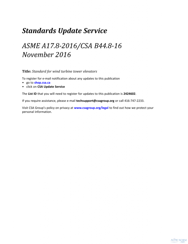 ASME A17.8/CSA B44.8 PDF
