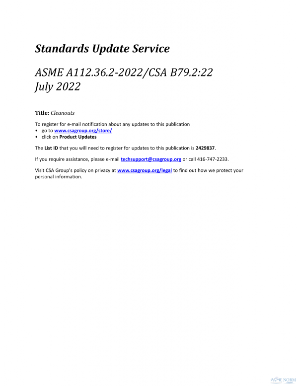 ASME A112.36.2/CSA B79.2 PDF