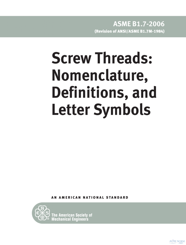 ASME B1.7 PDF