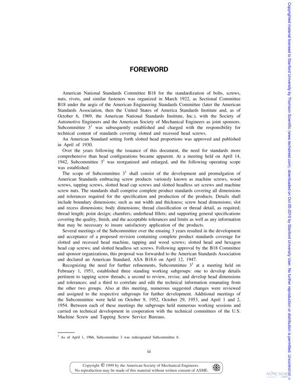 ASME B18.6.4 PDF ASME B18.6.4 PDF