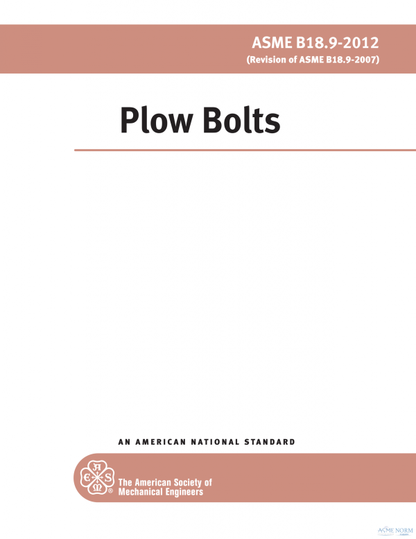 ASME B18.9 PDF ASME B18.9 PDF