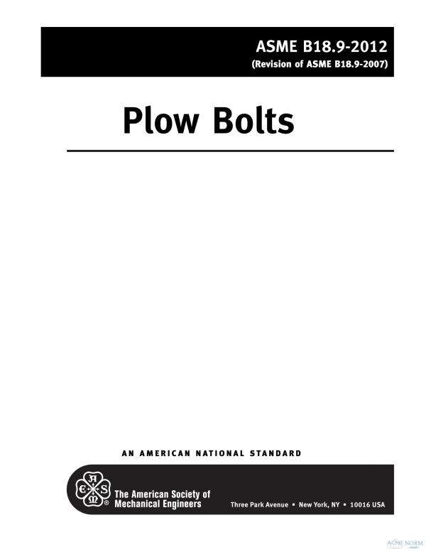 ASME B18.9 PDF ASME B18.9 PDF