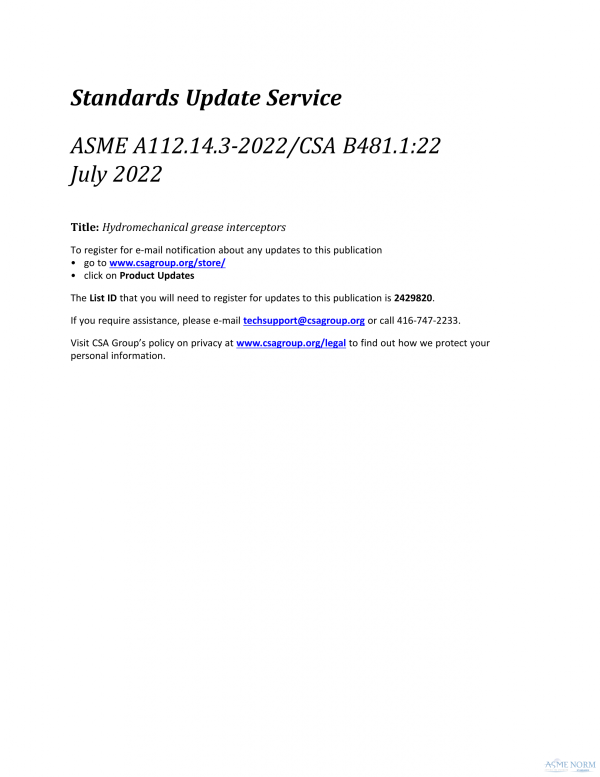 ASME A112.14.3/CSA B481.1 PDF