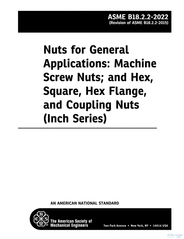 ASME B18.2.2 PDF ASME B18.2.2 PDF