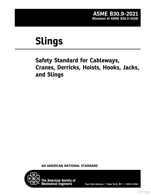 ASME B30.9 PDF ASME B30.9 PDF