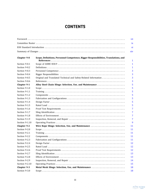ASME B30.9 PDF ASME B30.9 PDF