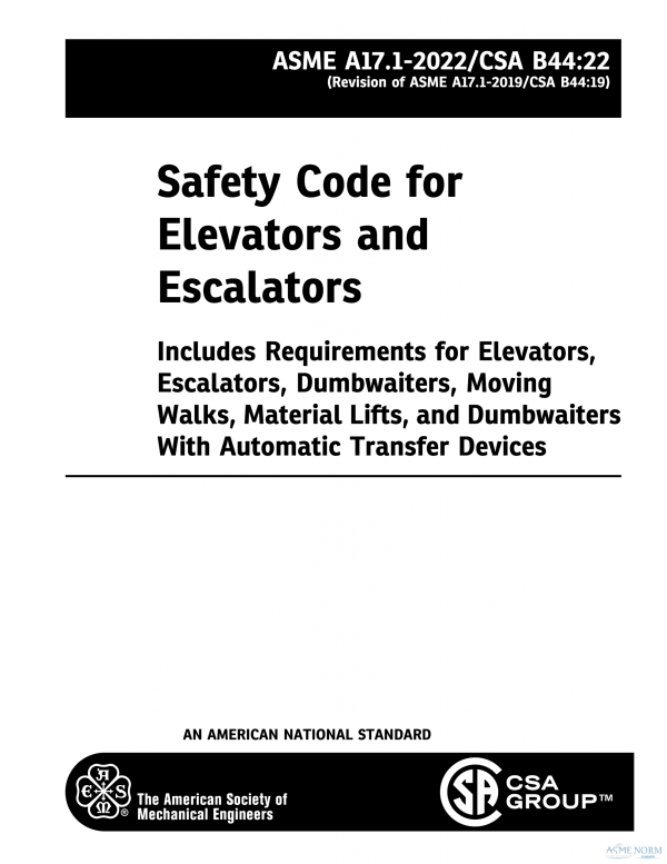 ASME A17.1/CSA B44 PDF ASME A17.1/CSA B44 PDF