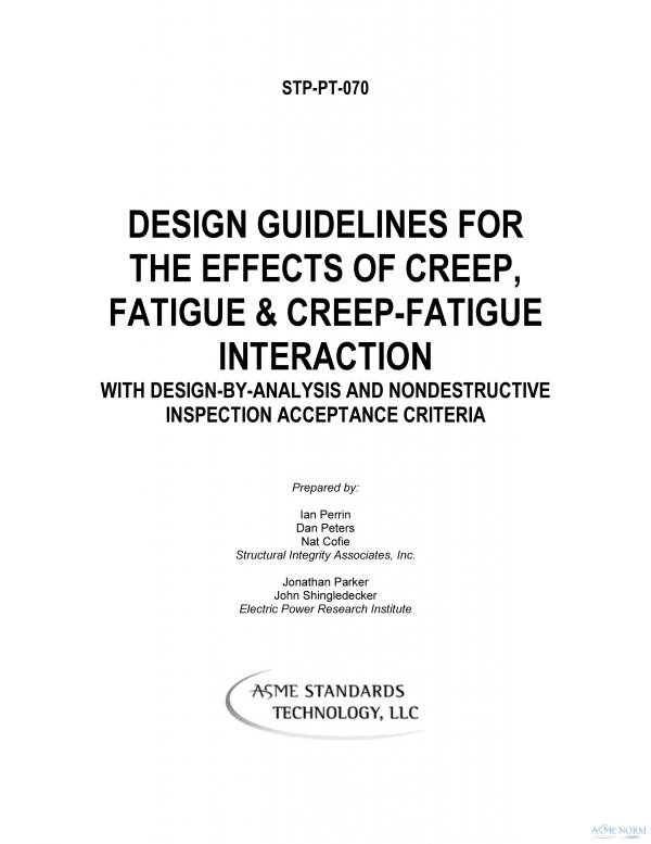 ASME STP-PT-070 PDF ASME STP-PT-070 PDF