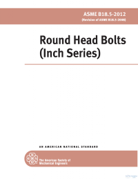 ASME B18.5 PDF ASME B18.5 PDF