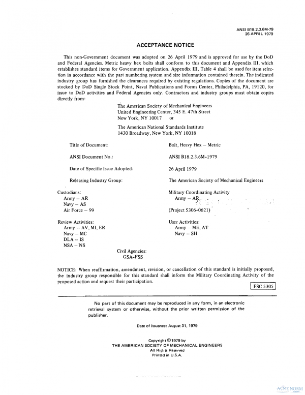 ASME B18.2.3.6M PDF ASME B18.2.3.6M PDF